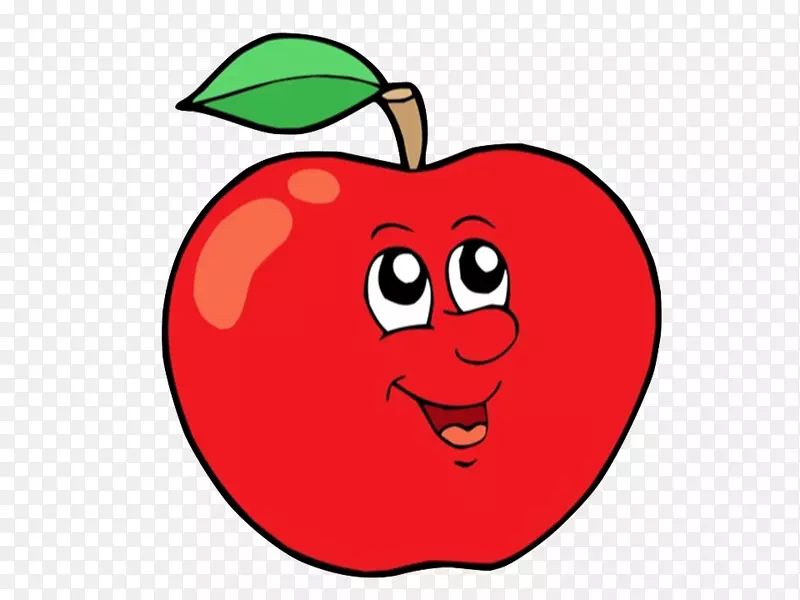 苹果水果动画绘图-卡通讲座