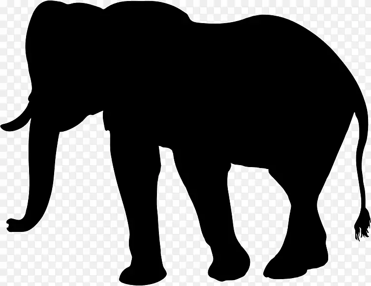 非洲象亚洲象剪贴画