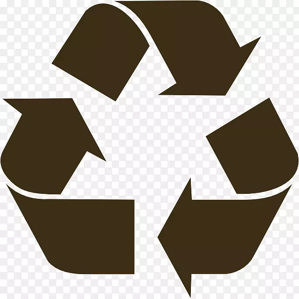 废纸回收符号回收箱塑料.欧洲箭头