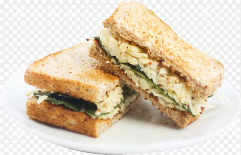 早餐三明治牧羊人派卷心菜融化三明治素食菜肴-一把卡片