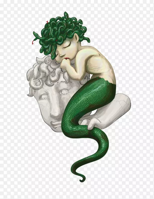 蛇美杜莎戈贡婴儿希腊神话