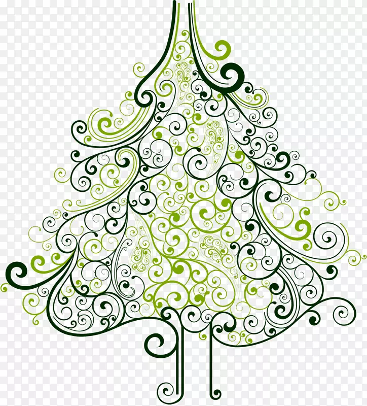 圣诞树-免费剪贴画-圣诞树