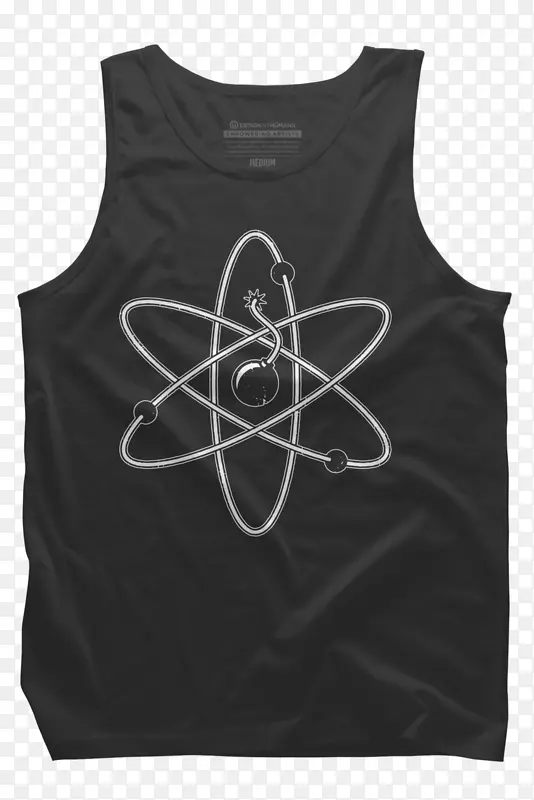 电脑图标t恤原子化学t恤