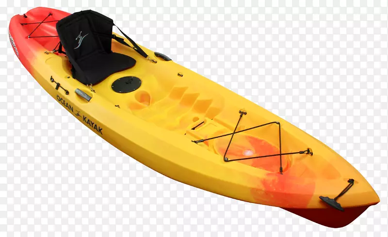 休闲皮划艇坐在水上皮划艇上手绘的皮划艇