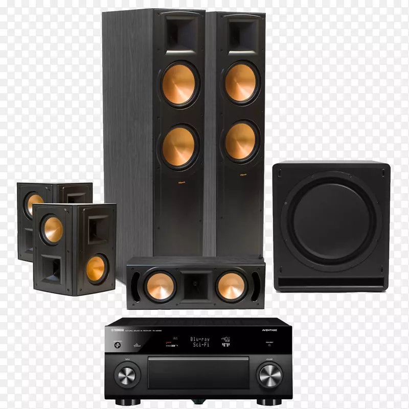 家庭影院系统Klipsch音频技术5.1环绕声扬声器av接收器