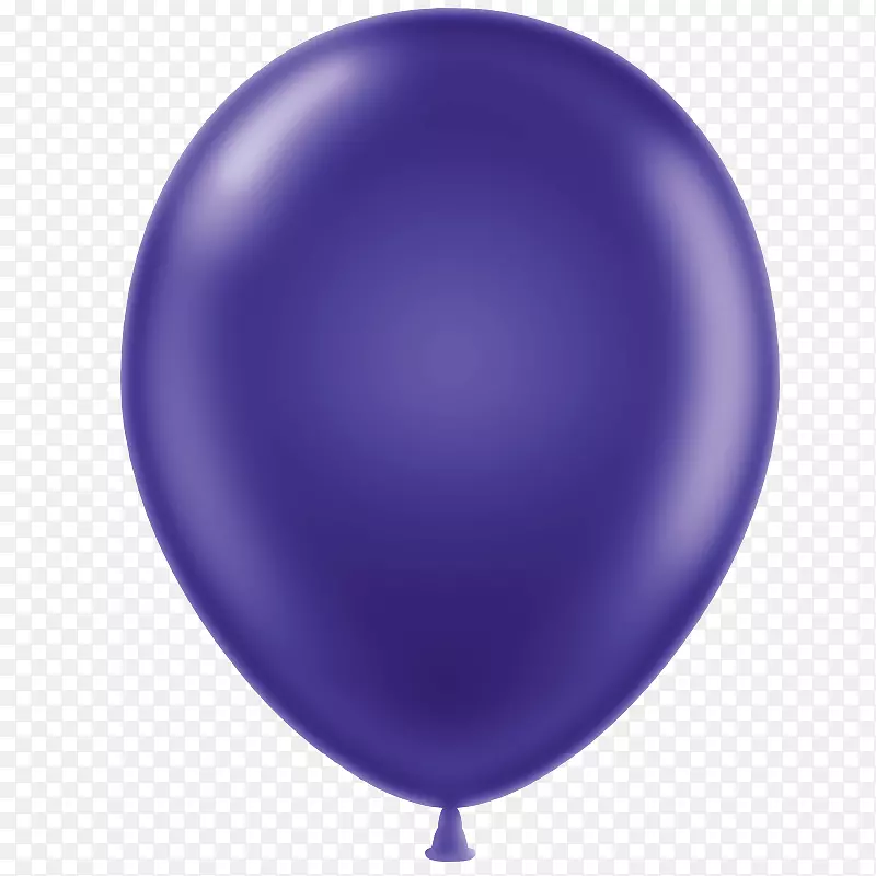 气球释放紫色生日袋-蓝色葡萄