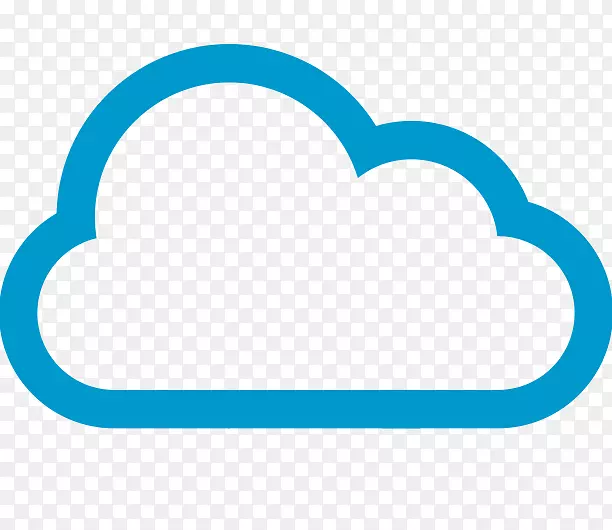 雨云计算机图标封装了PostScript-蓝色云