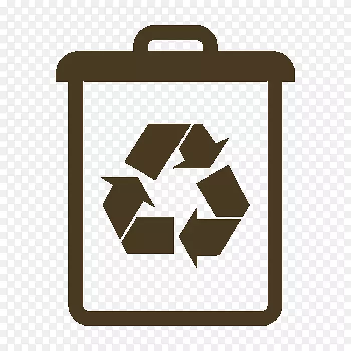 回收符号垃圾桶及废纸篮