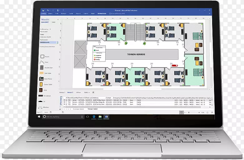 microsoft visio图表计算机软件流程图-罗