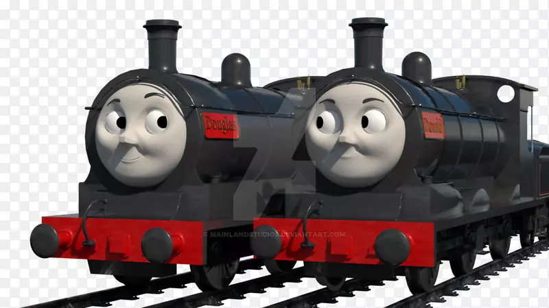 托马斯火车头列车詹姆斯红色引擎打破面包车干咸鸭