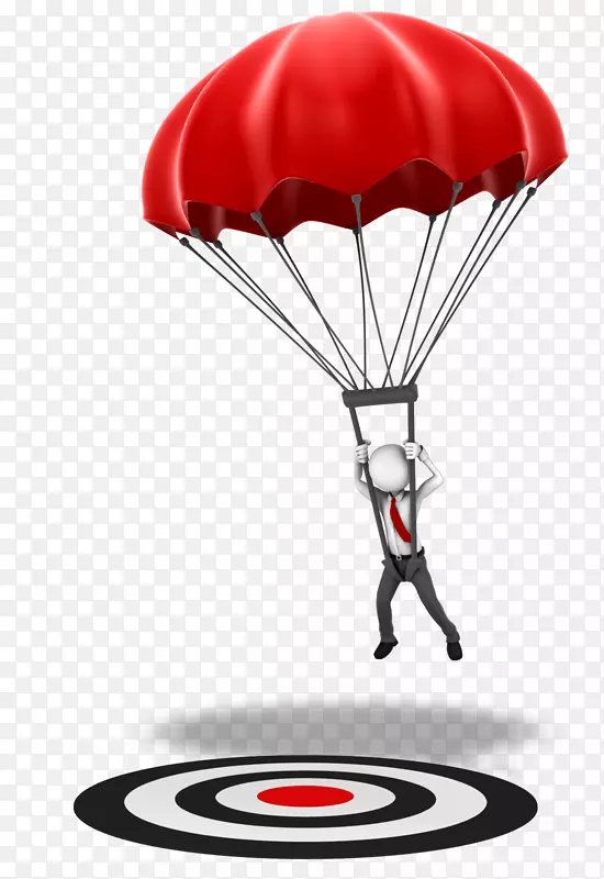 降落伞降落飞机夹板降落伞