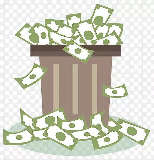 垃圾桶和废纸篮子钱-我们扔掉的比垃圾还多