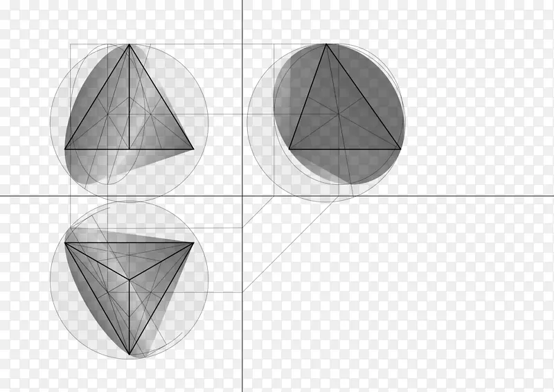 四面体计算机图标针叶锥线艺术剪贴画几何盒