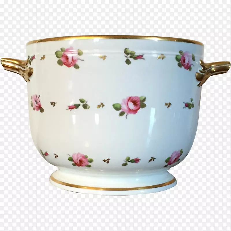 18世纪德比瓷罐陶器手绘茶杯