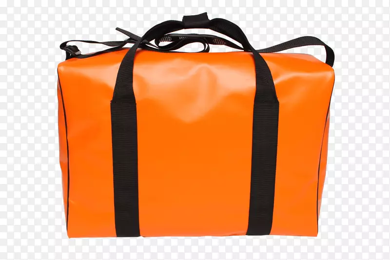 手提行李，手提袋，橙色-护照和行李材料