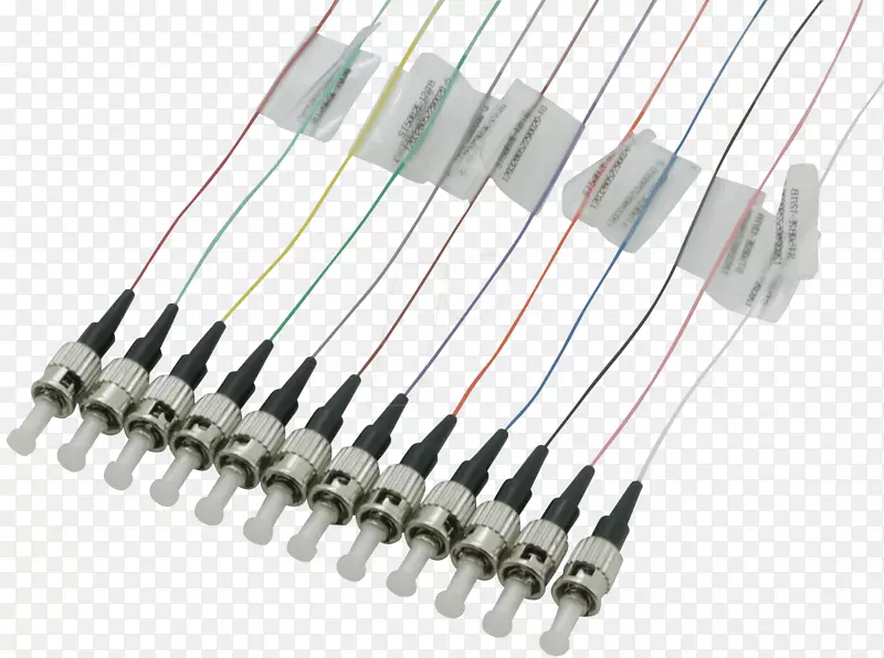 电缆光纤丝电子元件.带尾