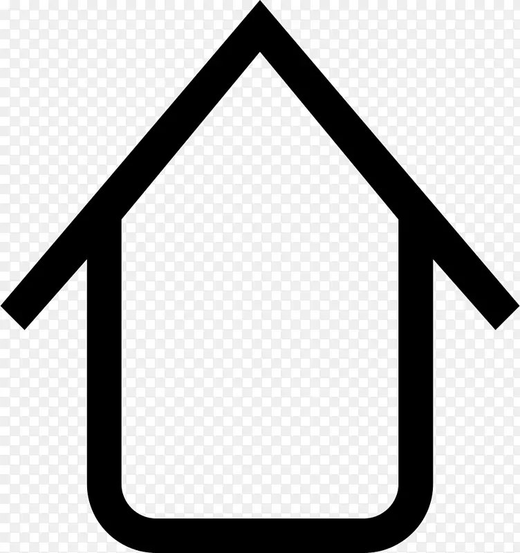 计算机图标象征房屋建筑.符号