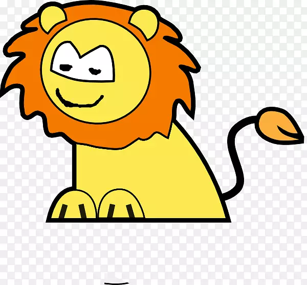 狮子剪贴画-狮子