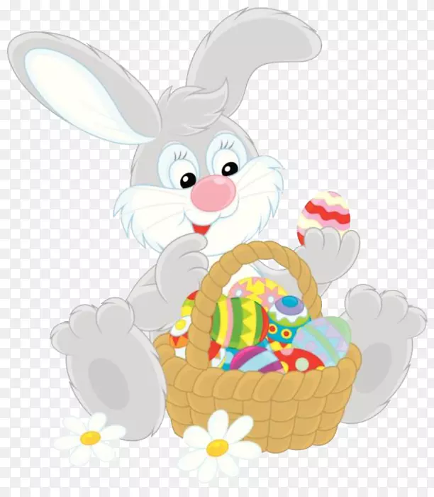 复活节兔子达尔文海滨分局复活节彩蛋剪贴画-复活节