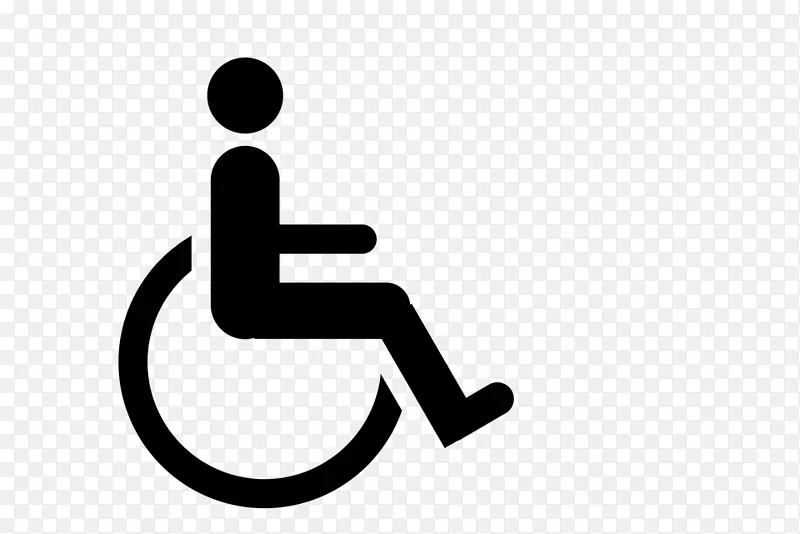 残疾轮椅残疾泊车许可证无障碍标志-轮椅