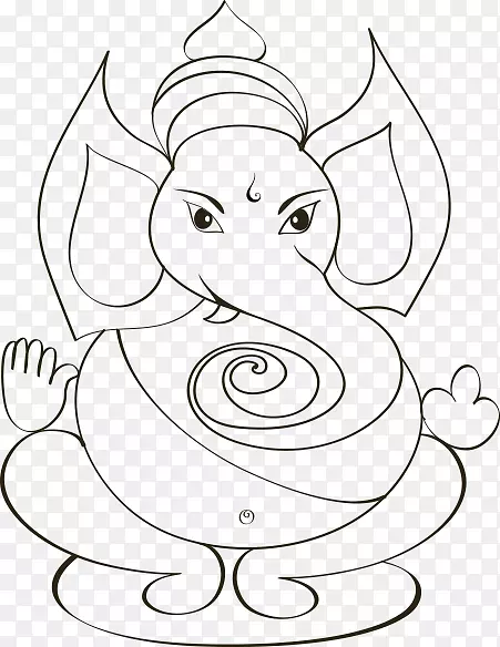 Ganesha Ganesh Chaturthi绘图-Ganesha