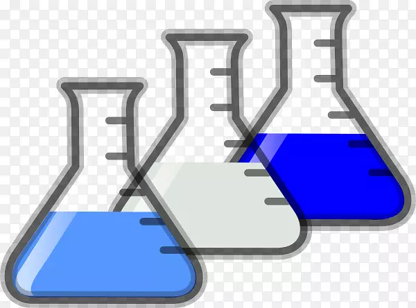 烧杯试管化学剪辑艺术科学