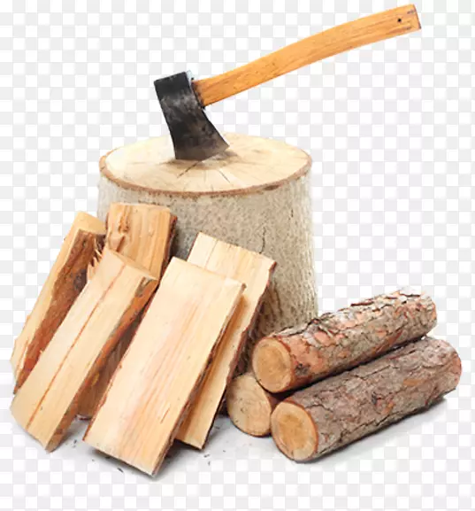 木柴炉子凳子劈开木材