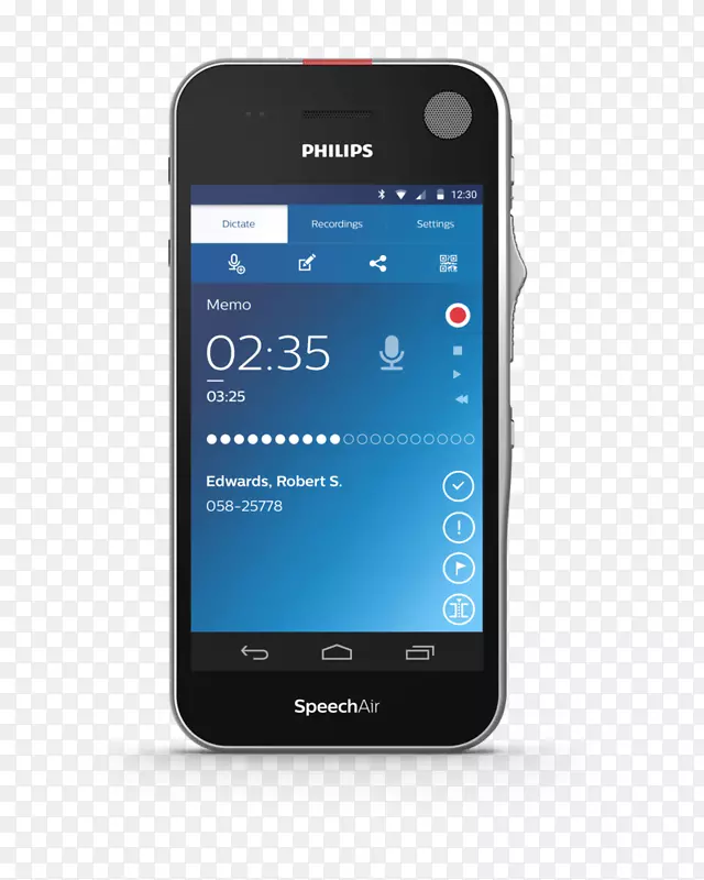 传声器数字听写语音识别听写机Philips-psp装置