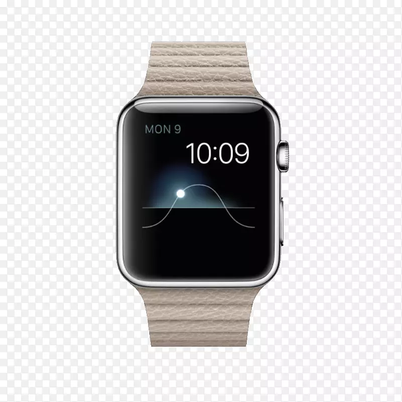 苹果手表系列3皮革苹果手表系列1-大气金属名片设计