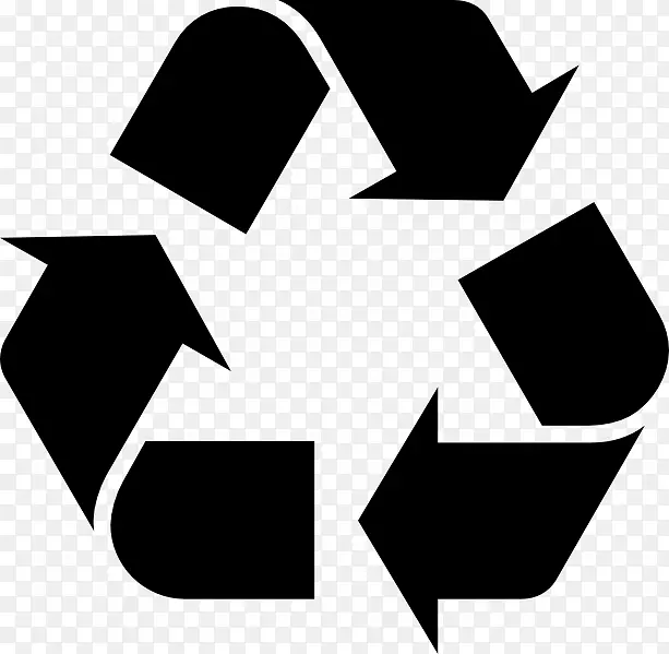 回收符号回收箱塑料标志