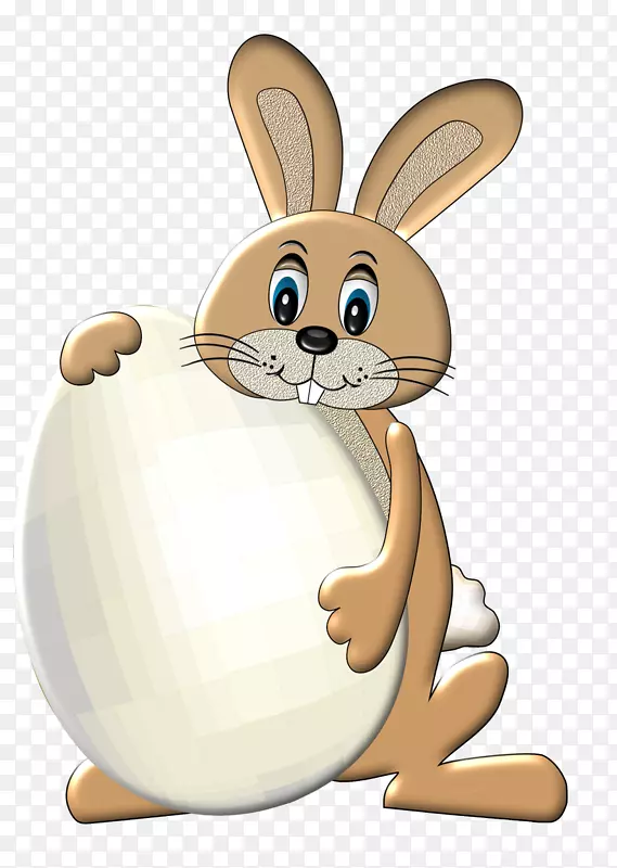 国内兔子复活节兔子欧洲兔子快乐复活节标签