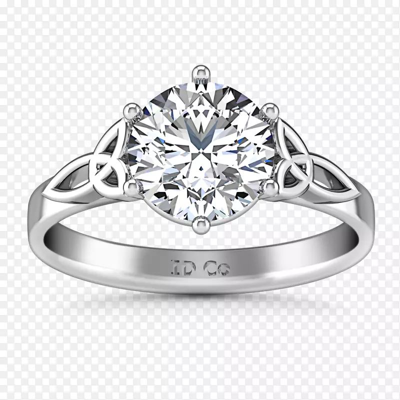钻石订婚戒指结婚戒指金纸牌戒指