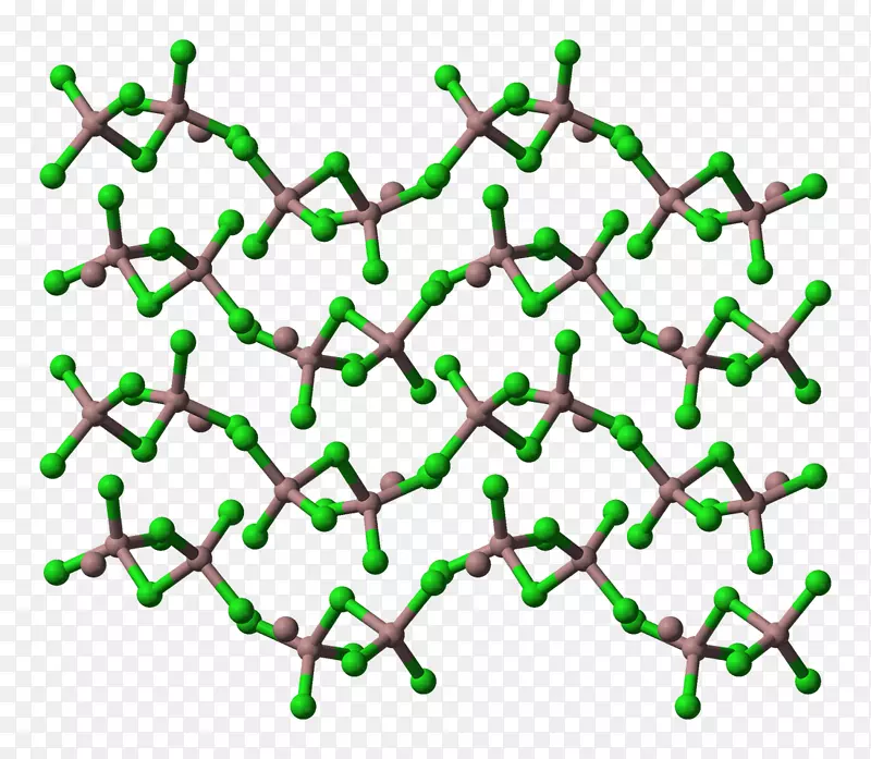 氯化钙晶体结构模型结构