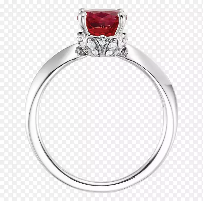 红宝石订婚环