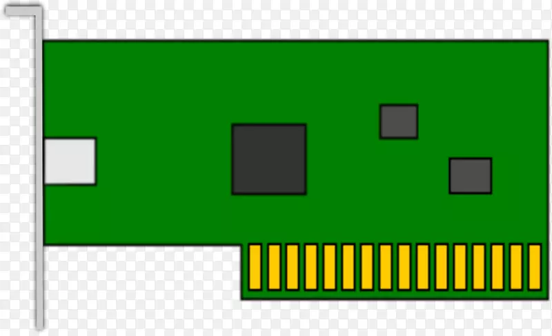 网卡适配器计算机图标计算机网络接口剪贴画集成电路