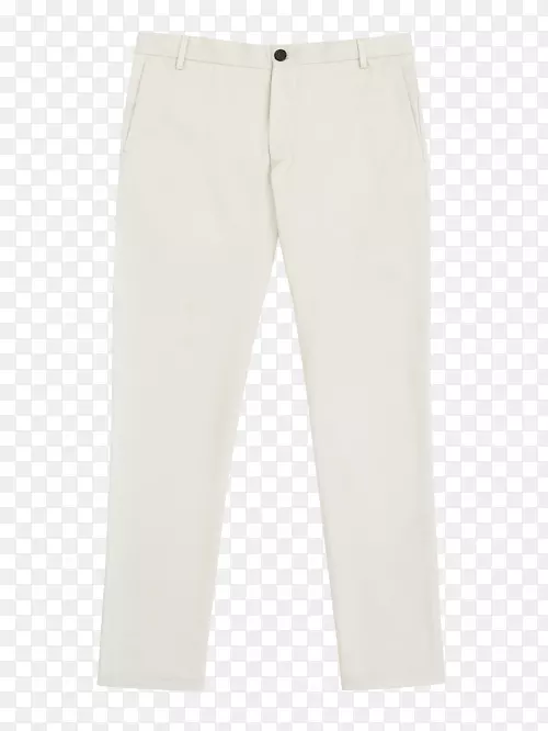 运动裤，斜纹布，名牌服装-米色长裤