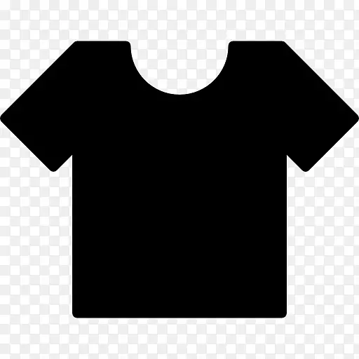 t恤-la camisa negra领电脑图标.t恤