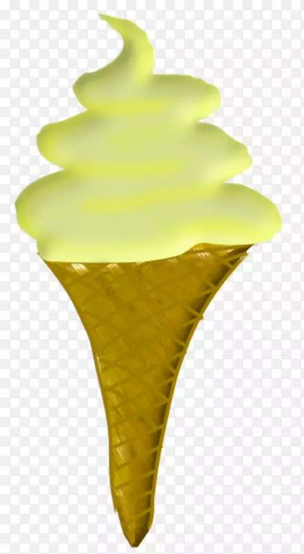 冰淇淋圆锥形中心-冰淇淋