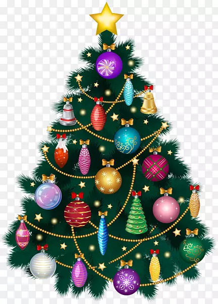 圣诞树，圣诞装饰品，新年-圣诞节