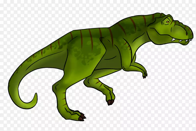 暴龙画动物线艺术-t-rex