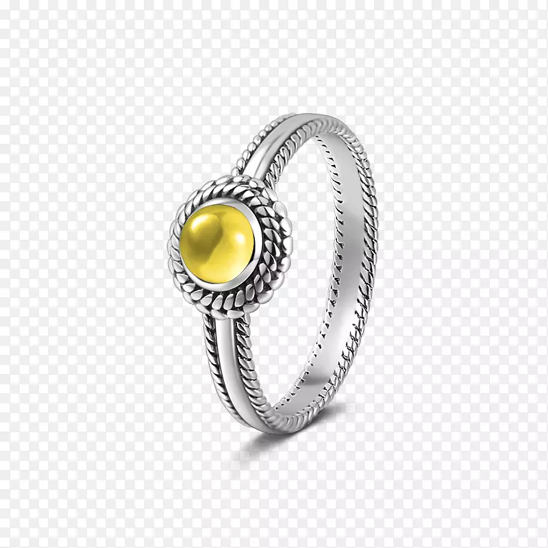 预订婚戒指银身珠宝戒指