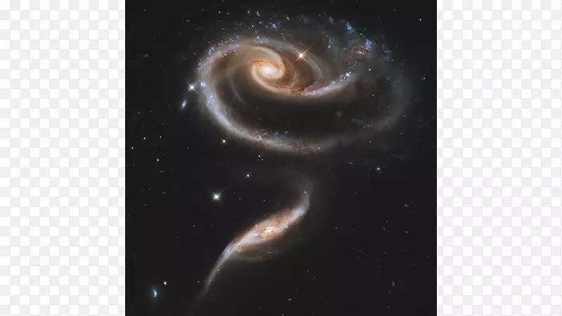 远程星系arp 273哈勃太空望远镜银河系螺旋星系