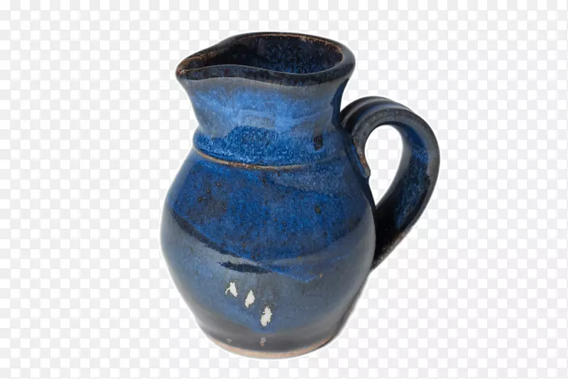 陶瓷花瓶钴蓝陶器