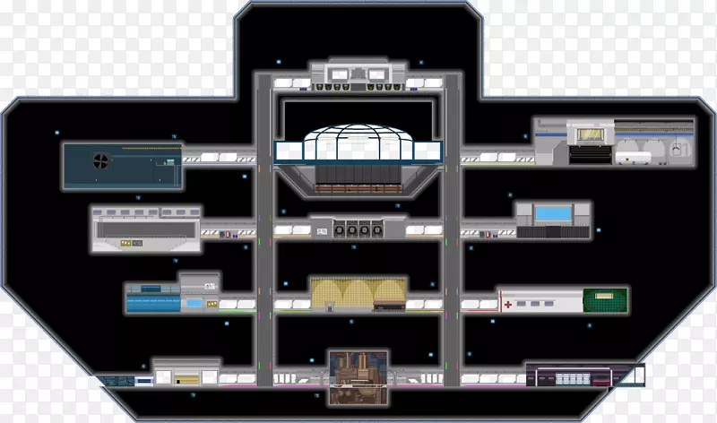 星际母船游戏宇宙飞船-太空站