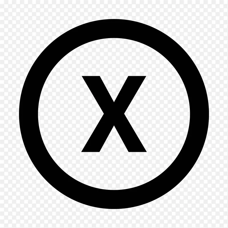 注册商标符号版权符号-x