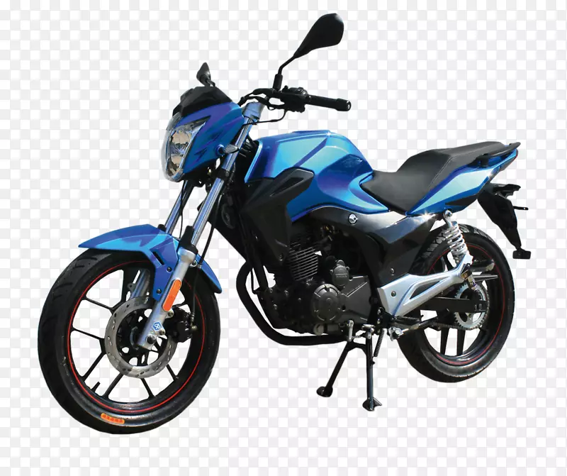 摩托车-蓝色摩托车