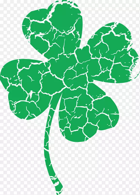 三叶草四叶草衫圣帕特里克节-爱尔兰三叶草