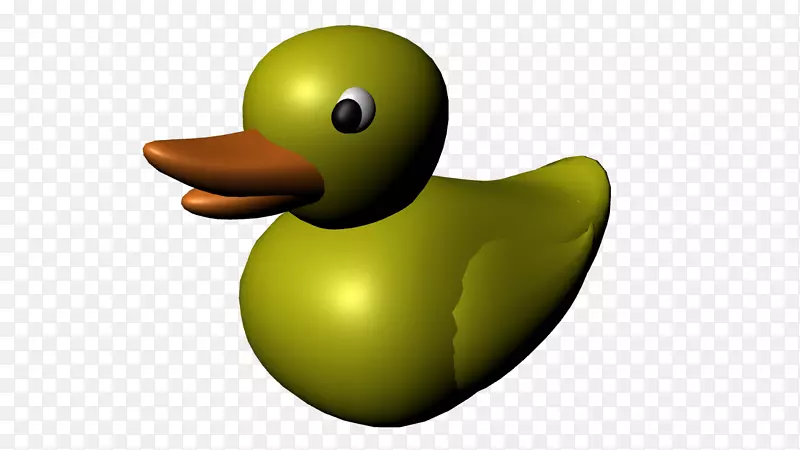 鸭嘴绿橡胶鸭
