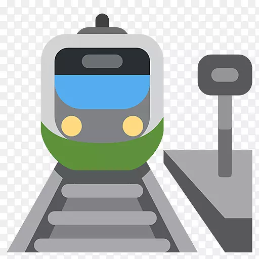 火车站轨道运输有轨电车表情符号高速铁路的轮廓