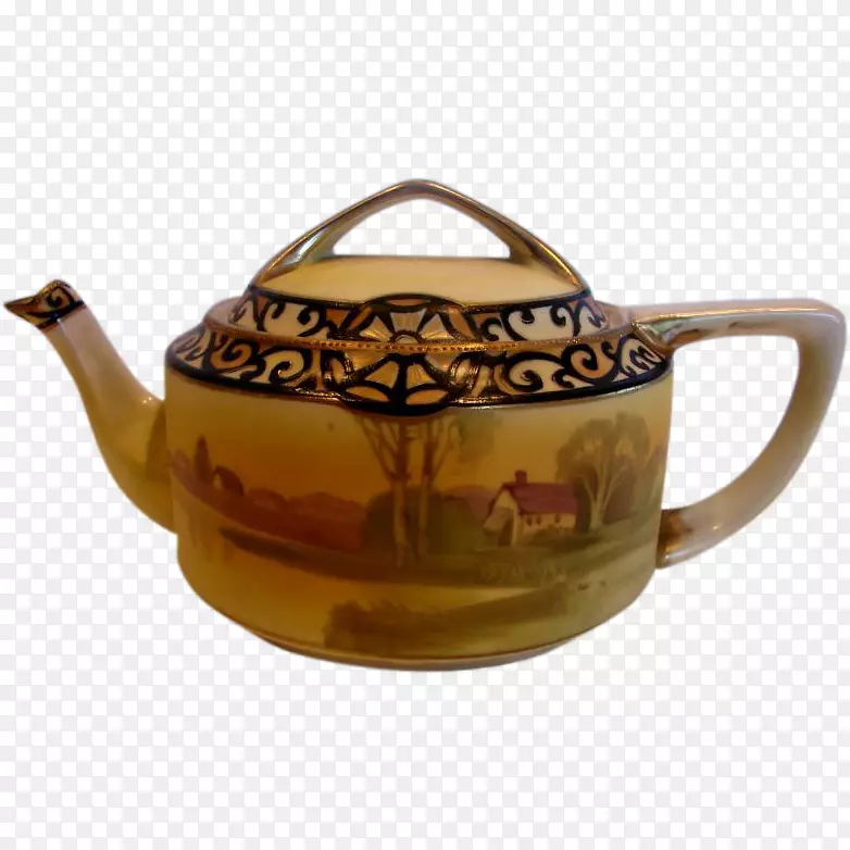 茶壶茶具手绘茶壶